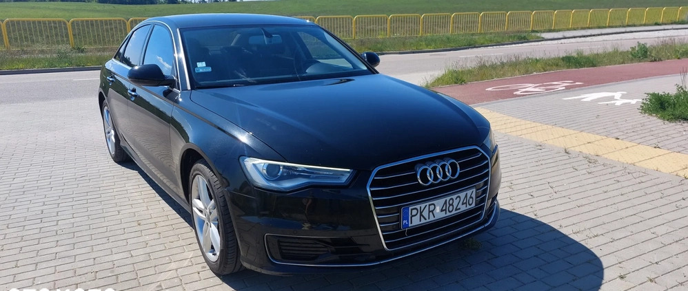 Audi A6 cena 59900 przebieg: 240093, rok produkcji 2015 z Ełk małe 379